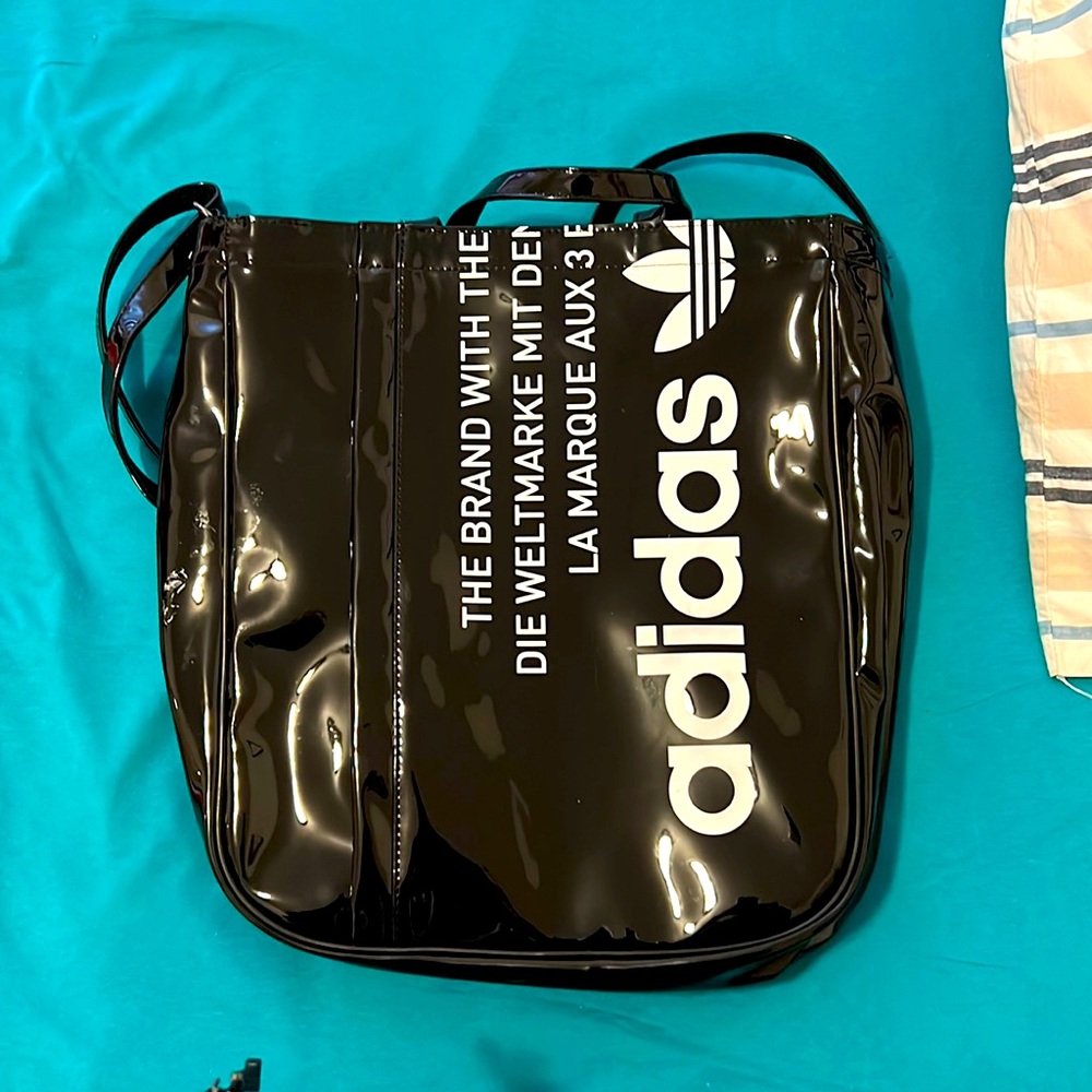 Adidas glossy bag.